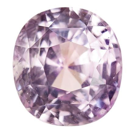 A SRI LANKAN PINK SAPPHIRE ATTRACTIVE LIGHT PINK ROUND SAPPHIRE. APPROXIMATELY 3 CARATS.